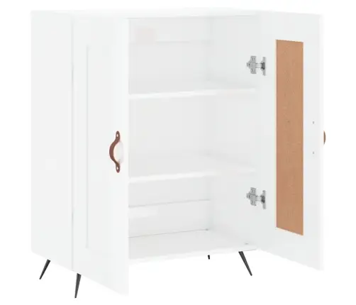 Kumode, Spīdīgi Balta, 69,5X34X90 Cm, Inženierijas Koks Vidaxl