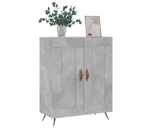 Šoninė Spintelė, Betono Pilka, 69,5X34X90cm Apdirbta Mediena Šoninė Spintelė, Betono Pilka, 69,5X34X90cm Apdirbta Mediena