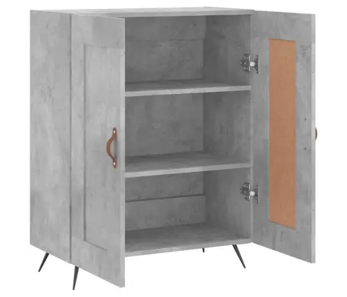 Šoninė Spintelė, Betono Pilka, 69,5X34X90cm Apdirbta Mediena Šoninė Spintelė, Betono Pilka, 69,5X34X90cm Apdirbta Mediena