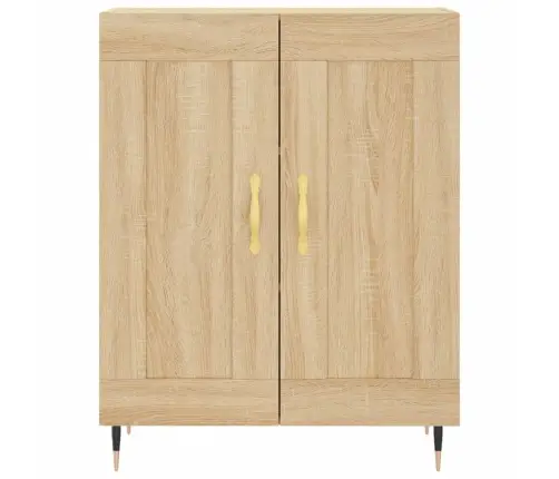 Kumode, Ozolkoka Krāsa, 69,5X34X90 Cm, Inženierijas Koks Vidaxl