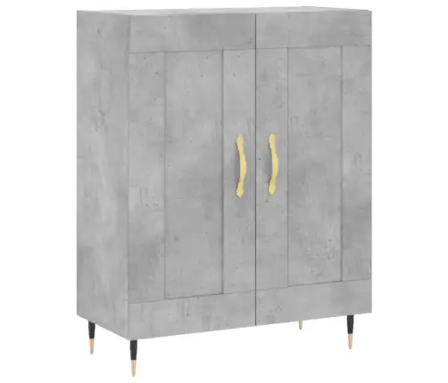 Puhvetkapp, Betoonhall, 69,5 X 34 X 90 cm Tehispuit