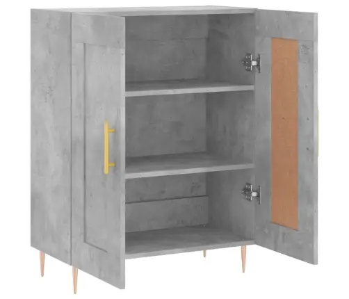 Puhvetkapp, Betoonhall, 69,5 X 34 X 90 cm Tehispuit