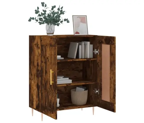 Kumode, Ozolkoka Krāsa, 69,5X34X90 Cm, Inženierijas Koks Vidaxl