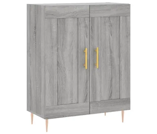 Šoninė Spintelė, Pilka Ąžuolo, 69,5X34X90cm Apdirbta Mediena Šoninė Spintelė, Pilka Ąžuolo, 69,5X34X90cm Apdirbta Mediena