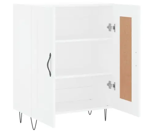 Šoninė Spintelė, Baltos Spalvos, 69,5X34X90cm Apdirbta Mediena