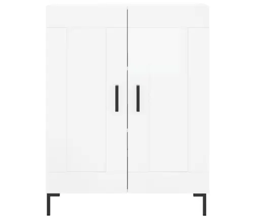 Šoninė Spintelė, Balta, 69,5X34X90cm Apdirbta Mediena, Blizgi