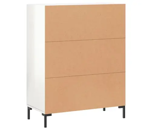 Šoninė Spintelė, Balta, 69,5X34X90cm Apdirbta Mediena, Blizgi