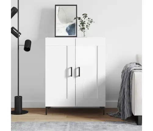 Šoninė Spintelė, Balta, 69,5X34X90cm Apdirbta Mediena, Blizgi