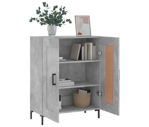 Kumode, Betona Pelēka, 69,5X34X90 Cm, Inženierijas Koks Vidaxl Kumode, Betona Pelēka, 69,5X34X90 Cm, Inženierijas Koks Vidaxl