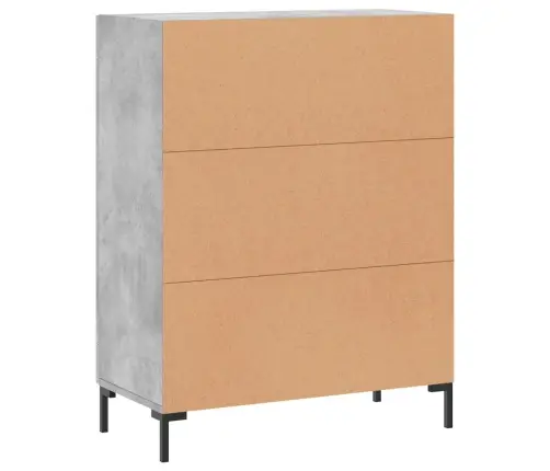 Kumode, Betona Pelēka, 69,5X34X90 Cm, Inženierijas Koks Vidaxl Kumode, Betona Pelēka, 69,5X34X90 Cm, Inženierijas Koks Vidaxl