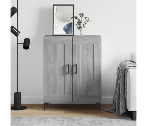 Puhvetkapp, Hall, Sonoma Tamm, 69,5 X 34 X 90 cm Tehispuit