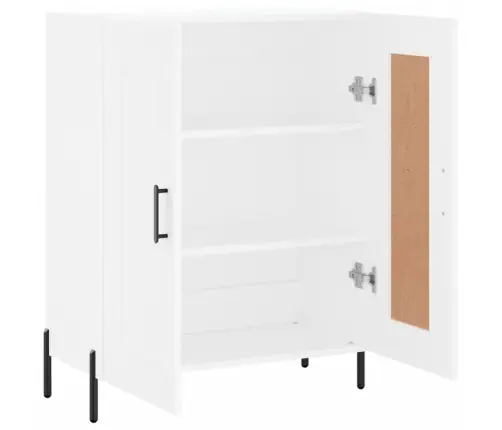 Kumode, Balta, 69,5X34X90 Cm, Inženierijas Koks Vidaxl