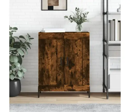 Kumode, Ozolkoka Krāsa, 69,5X34X90 Cm, Inženierijas Koks Vidaxl