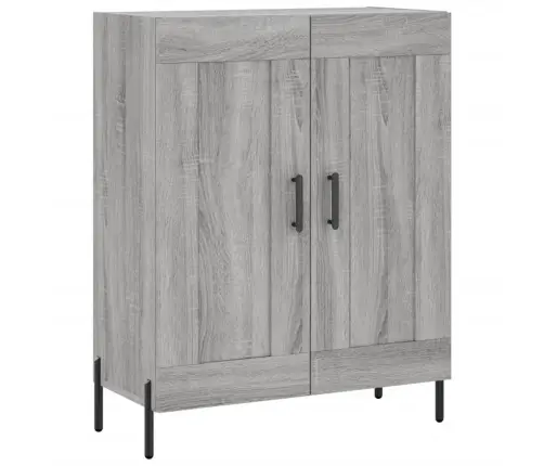 Kumode, Pelēka Ozolkoka, 69,5X34X90 Cm, Inženierijas Koks Vidaxl