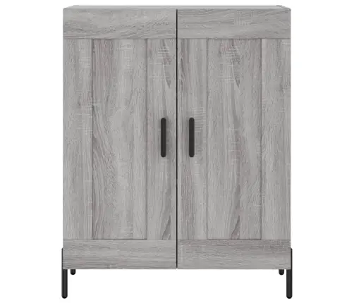 Kumode, Pelēka Ozolkoka, 69,5X34X90 Cm, Inženierijas Koks Vidaxl