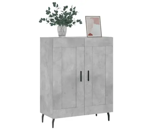 Puhvetkapp, Betoonhall, 69,5 X 34 X 90 cm Tehispuit