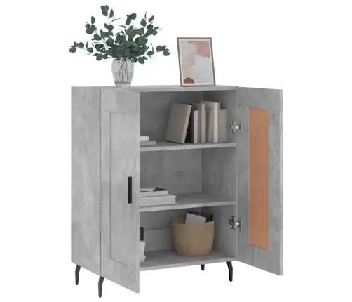 Puhvetkapp, Betoonhall, 69,5 X 34 X 90 cm Tehispuit