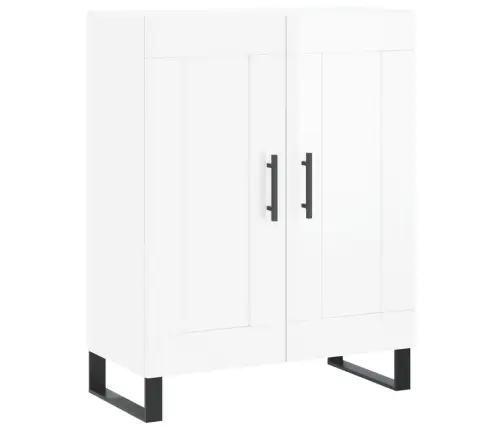 Puhvetkapp, Kõrgläikega Valge, 69,5 X 34 X 90 cm Tehispuit