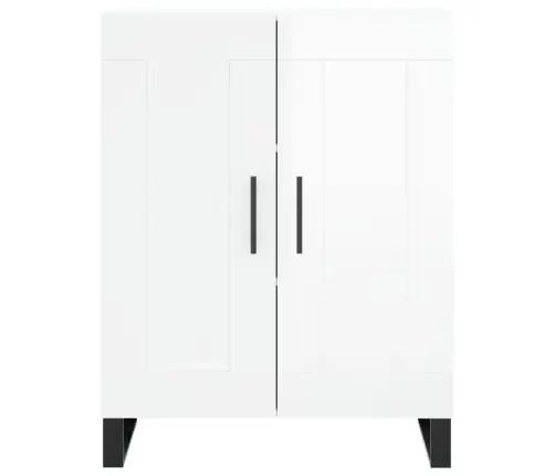 Puhvetkapp, Kõrgläikega Valge, 69,5 X 34 X 90 cm Tehispuit