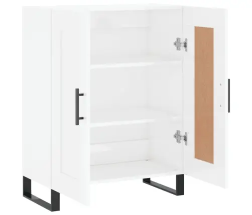 Puhvetkapp, Kõrgläikega Valge, 69,5 X 34 X 90 cm Tehispuit