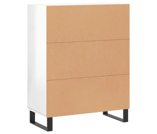 Puhvetkapp, Kõrgläikega Valge, 69,5 X 34 X 90 cm Tehispuit