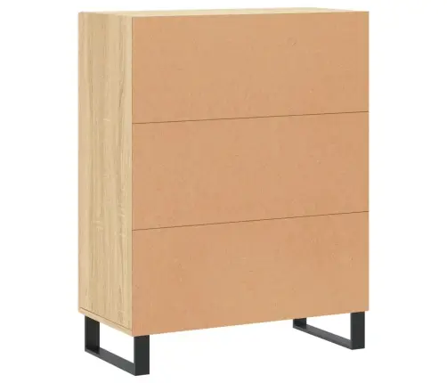 Kumode, Ozolkoka Krāsa, 69,5X34X90 Cm, Inženierijas Koks Vidaxl