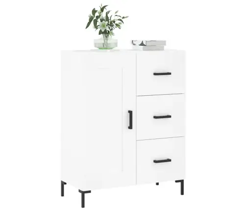 Šoninė Spintelė, Baltos Spalvos, 69,5X34X90cm Apdirbta Mediena