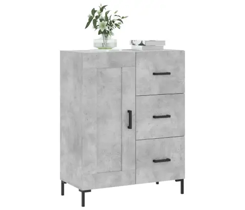 Puhvetkapp, Betoonhall, 69,5 X 34 X 90 cm Tehispuit