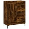 Kumode, Ozolkoka Krāsa, 69,5X34X90 Cm, Inženierijas Koks Vidaxl