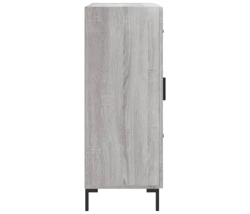 Kumode, Pelēka Ozolkoka, 69,5X34X90 Cm, Inženierijas Koks Vidaxl