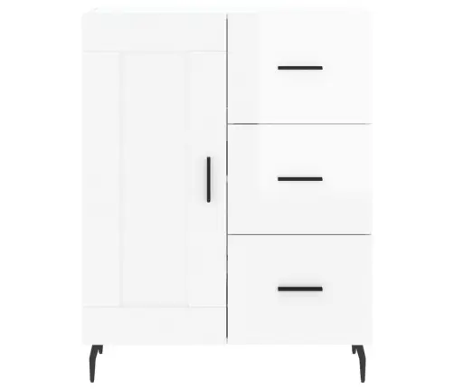 Šoninė Spintelė, Balta, 69,5X34X90cm Apdirbta Mediena, Blizgi