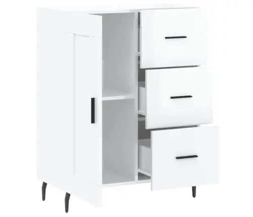 Šoninė Spintelė, Balta, 69,5X34X90cm Apdirbta Mediena, Blizgi