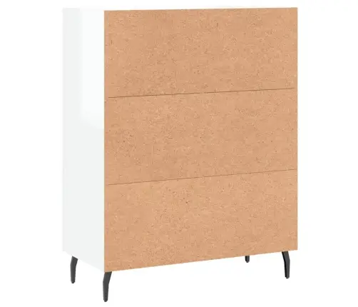 Šoninė Spintelė, Balta, 69,5X34X90cm Apdirbta Mediena, Blizgi