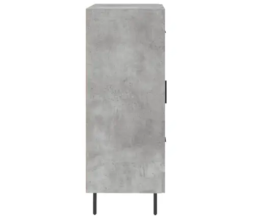 Kumode, Betona Pelēka, 69,5X34X90 Cm, Inženierijas Koks Vidaxl