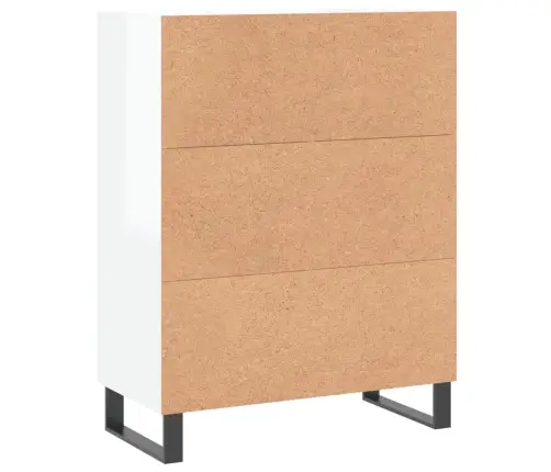 Šoninė Spintelė, Balta, 69,5X34X90cm Apdirbta Mediena, Blizgi