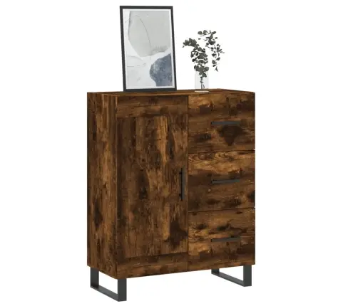 Kumode, Ozolkoka Krāsa, 69,5X34X90 Cm, Inženierijas Koks Vidaxl