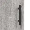 Šoninė Spintelė, Pilka Ąžuolo, 69,5X34X90cm Apdirbta Mediena