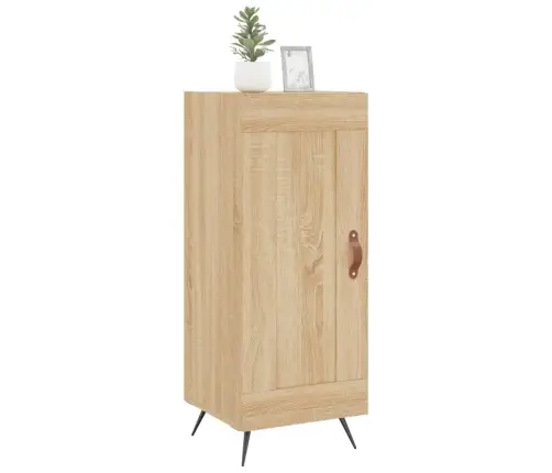 Kumode, Ozolkoka Krāsa, 34,5X34X90 Cm, Inženierijas Koks Vidaxl