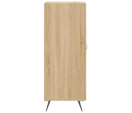 Kumode, Ozolkoka Krāsa, 34,5X34X90 Cm, Inženierijas Koks Vidaxl