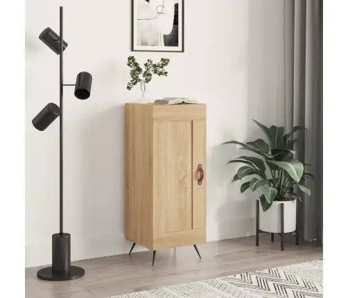 Kumode, Ozolkoka Krāsa, 34,5X34X90 Cm, Inženierijas Koks Vidaxl