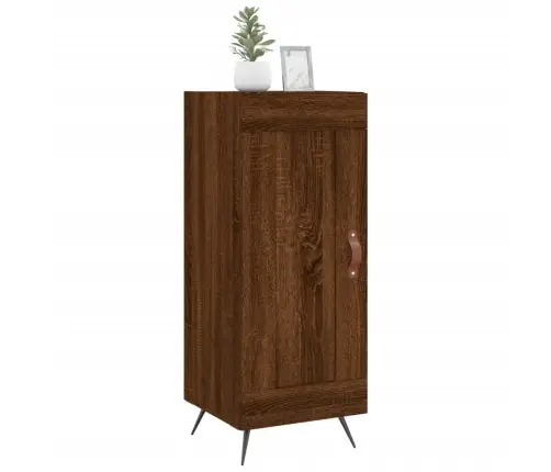 Šoninė Spintelė, Ruda Ąžuolo, 34,5X34X90cm Apdirbta Mediena