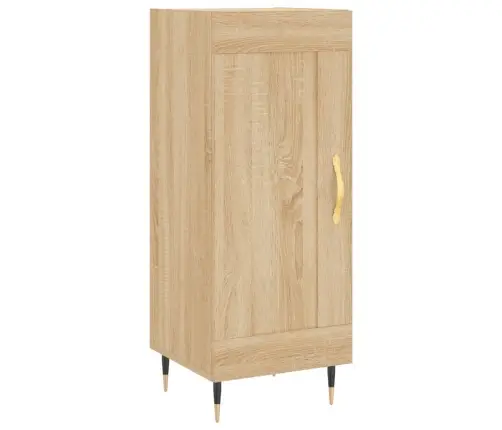 Kumode, Ozolkoka Krāsa, 34,5X34X90 Cm, Inženierijas Koks Vidaxl