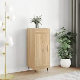 Kumode, Ozolkoka Krāsa, 34,5X34X90 Cm, Inženierijas Koks Vidaxl