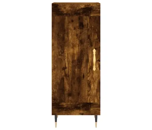 Šoninė Spintelė, Dūminio Ąžuolo, 34,5X34X90cm Apdirbta Mediena Šoninė Spintelė, Dūminio Ąžuolo, 34,5X34X90cm Apdirbta Mediena