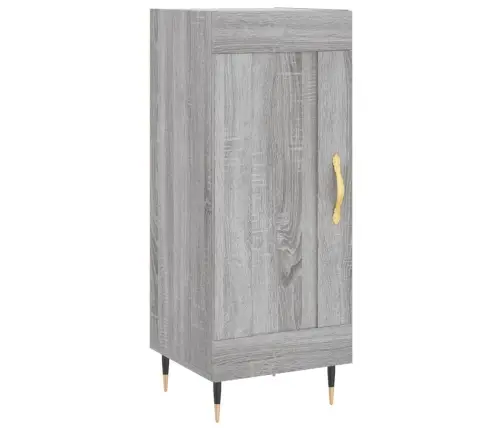 Kumode, Pelēka Ozolkoka, 34,5X34X90 Cm, Inženierijas Koks Vidaxl Kumode, Pelēka Ozolkoka, 34,5X34X90 Cm, Inženierijas Koks Vidaxl