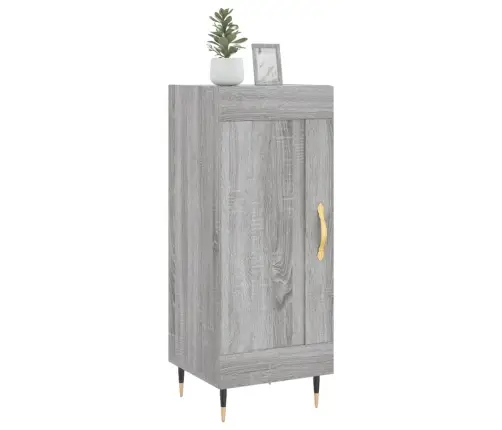 Kumode, Pelēka Ozolkoka, 34,5X34X90 Cm, Inženierijas Koks Vidaxl Kumode, Pelēka Ozolkoka, 34,5X34X90 Cm, Inženierijas Koks Vidaxl