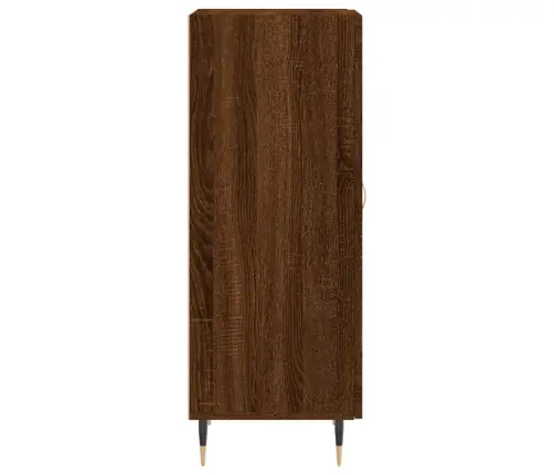 Kumode, Ozolkoka Krāsa, 34,5X34X90 Cm, Inženierijas Koks Vidaxl