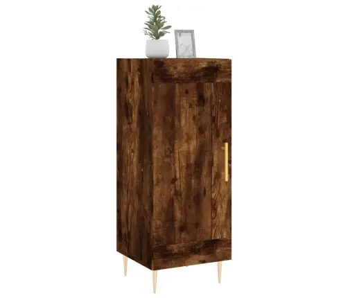 Kumode, Ozolkoka Krāsa, 34,5X34X90 Cm, Inženierijas Koks Vidaxl