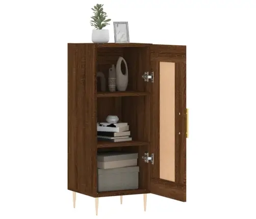 Kumode, Ozolkoka Krāsa, 34,5X34X90 Cm, Inženierijas Koks Vidaxl Kumode, Ozolkoka Krāsa, 34,5X34X90 Cm, Inženierijas Koks Vidaxl