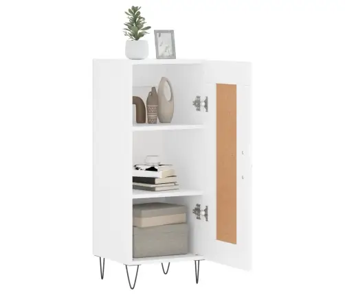 Kumode, Balta, 34,5X34X90 Cm, Inženierijas Koks Vidaxl Kumode, Balta, 34,5X34X90 Cm, Inženierijas Koks Vidaxl